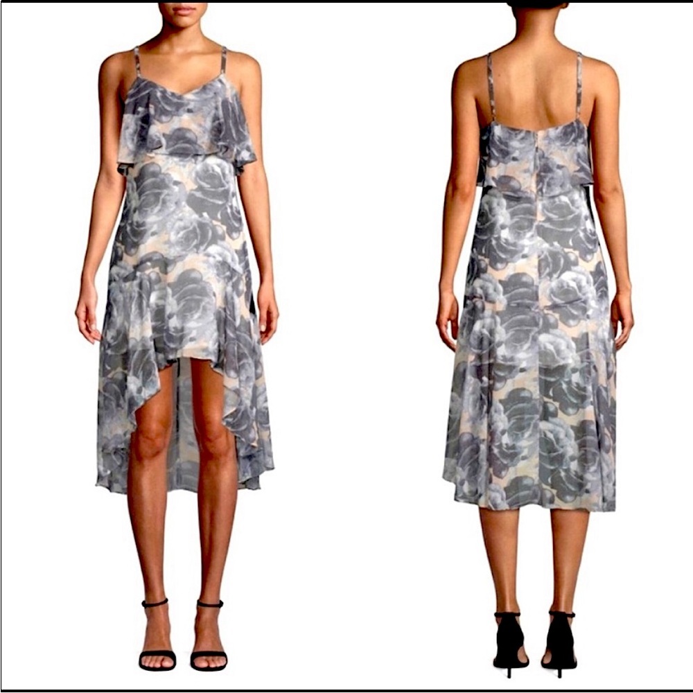 Ali & Jay Flounced Floral Gown Size XS NWT